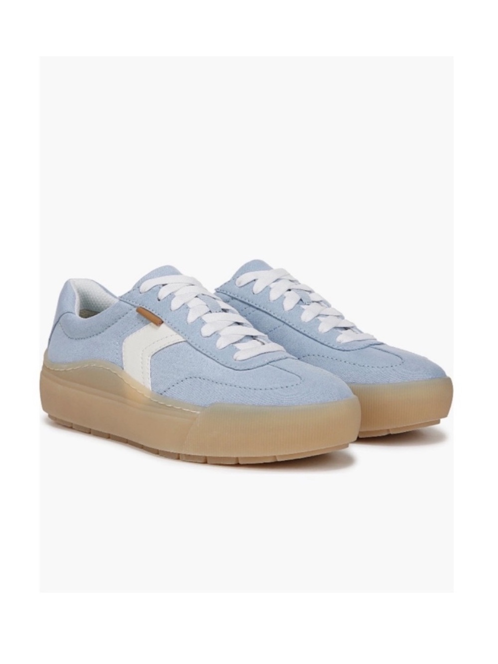 Dr. Scholl’s Time Off Win Low Top Sneakers Light Blue Women’s Size 7.5 NIB